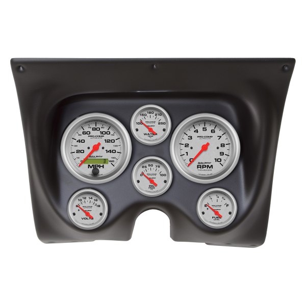 Auto Meter® - 6-Piece Ultra-Lite™ Direct Fit Gauge Panel Kit