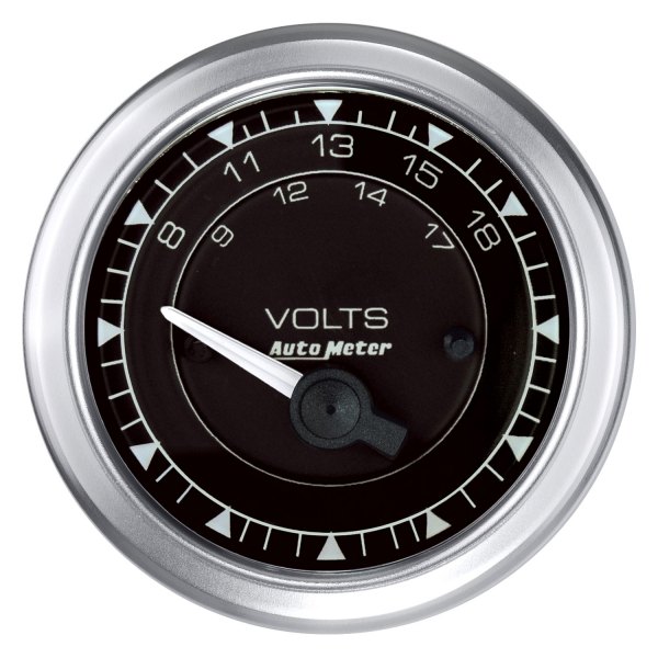 Auto Meter® - Chrono Series 2-1/16" Voltmeter Gauge, 8-18V