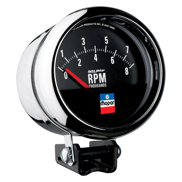 Auto Meter® - Mopar Classic Series 3-3/4" Pedestal Tachometer Gauge, 0-8,000 RPM