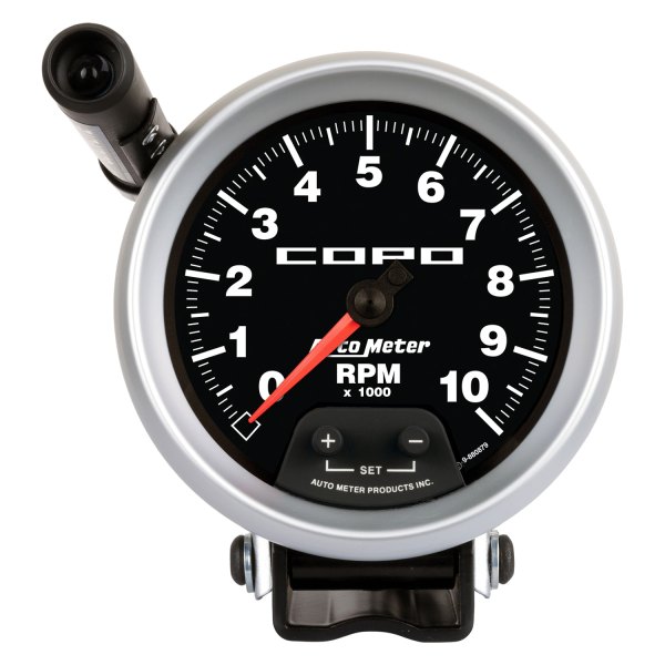 Auto Meter® - Copo Series 3-3/4" Pedestal Tachometer Gauge, 0-10,000 RPM