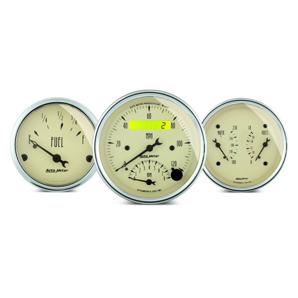 Auto Meter® - Antique Beige Series Gauges