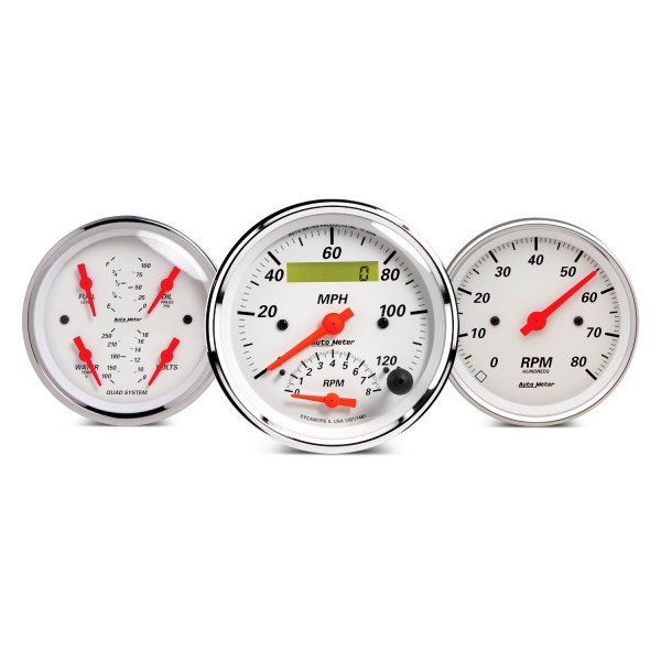 Auto Meter® - Arctic White Series Gauges