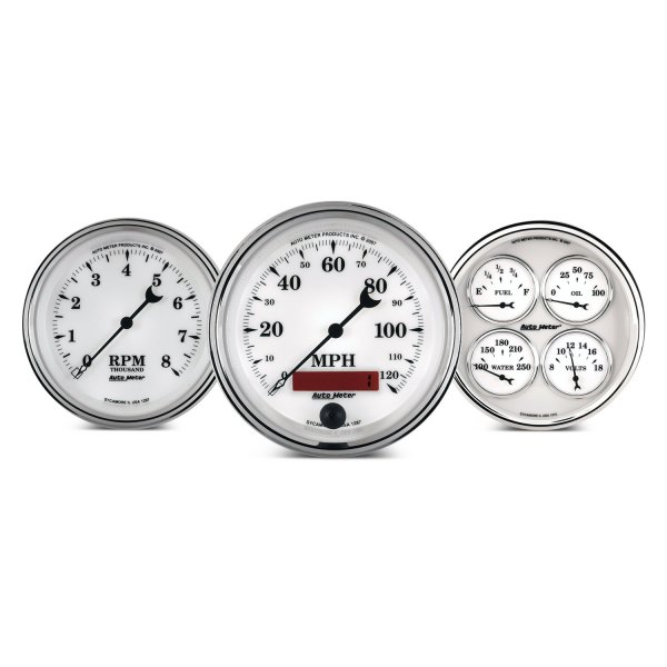 Auto Meter® - Old Tyme White II Series Gauges