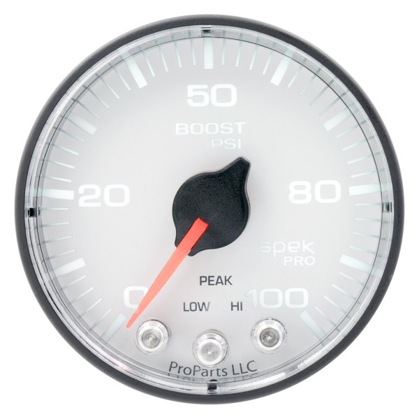 Auto Meter® - Spek-Pro Series 2-1/16" Boost Gauge, 0-100 PSI