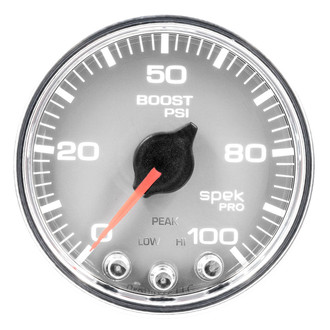 Auto Meter® - Spek-Pro Series 2-1/16" Boost Gauge, 0-100 PSI