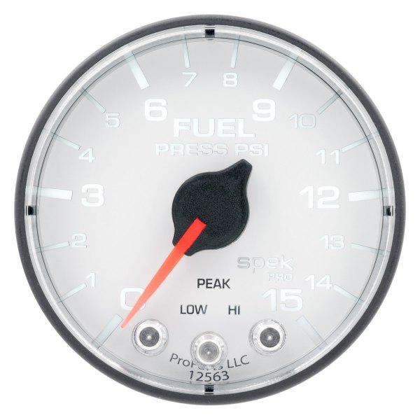 Auto Meter® - Spek-Pro Series 2-1/16" Fuel Pressure Gauge, 0-15 PSI
