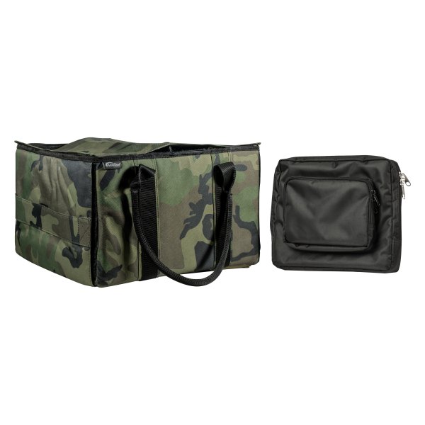AutoExec® - Green Camouflage File Tote with One Tablet Case