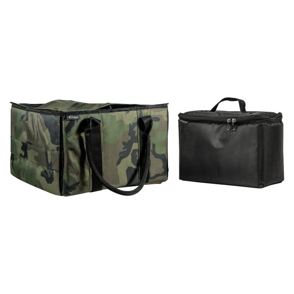 AutoExec® - Green Camouflage File Tote with one Cooler