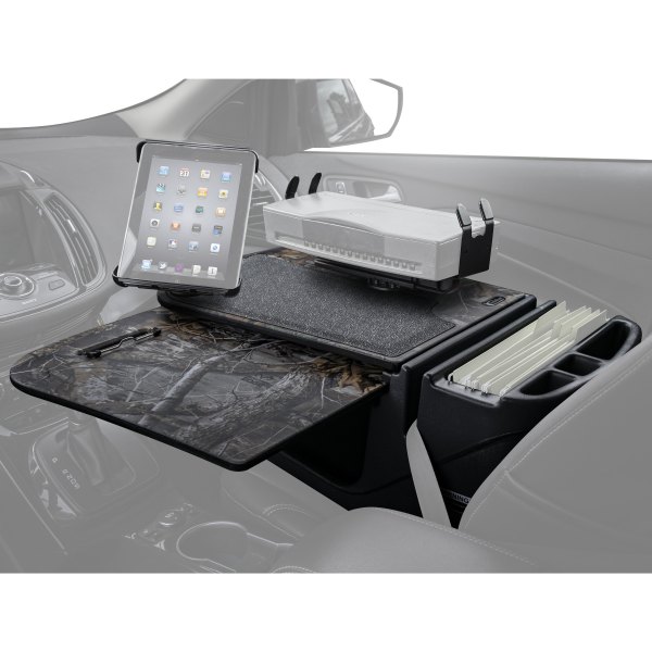 AutoExec® - GripMaster Realtree EDGE™ Camouflage Desk with Printer Stand and iPad/Tablet Mount