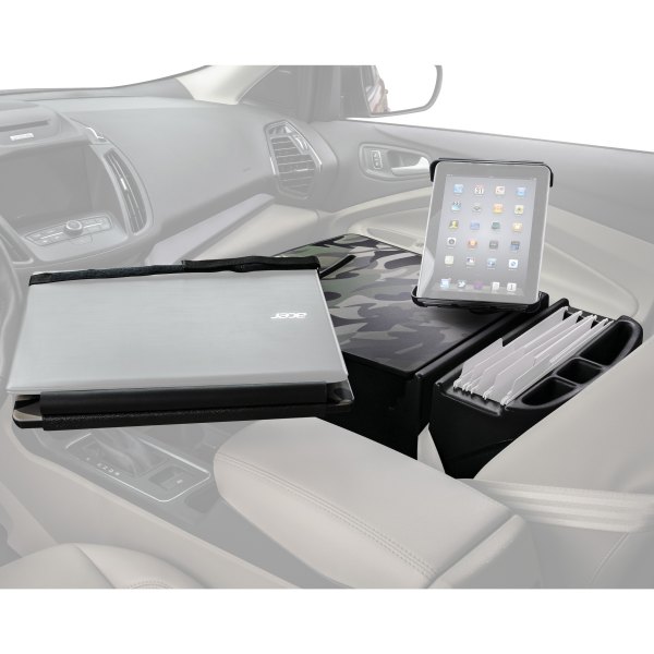 AutoExec® - Reach Front Seat Green Camouflage Desk with iPad/Tablet Mount