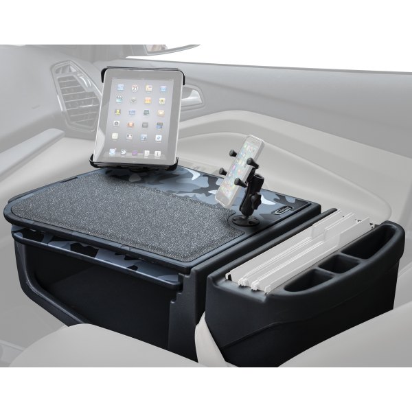AutoExec® - GripMaster Urban Camouflage Desk with X-Grip Smartphone Mount and iPad/Tablet Mount