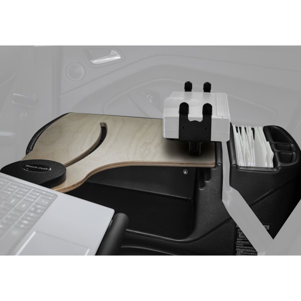 AutoExec® - Reach Rear Seat Birch Desk with Built-In Power Inverter and Printer Stand