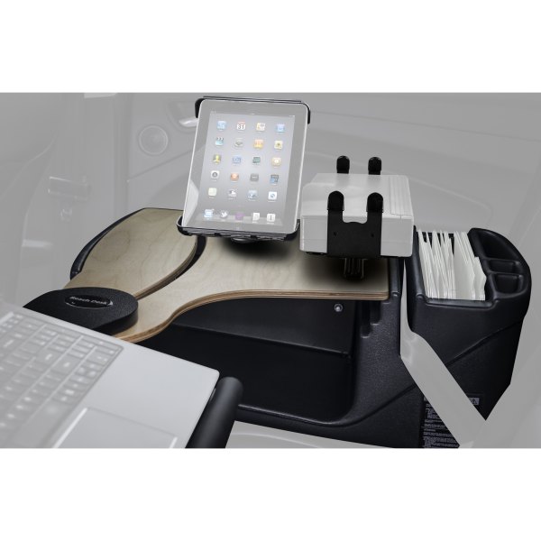 AutoExec® - Reach Rear Seat Birch Desk with Printer Stand and iPad/Tablet Mount