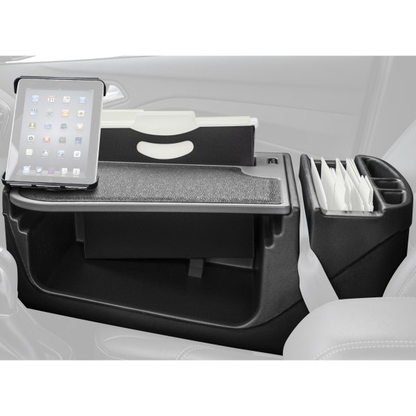 AutoExec® - Filemaster Efficiency Gray Desk with iPad/Tablet Mount