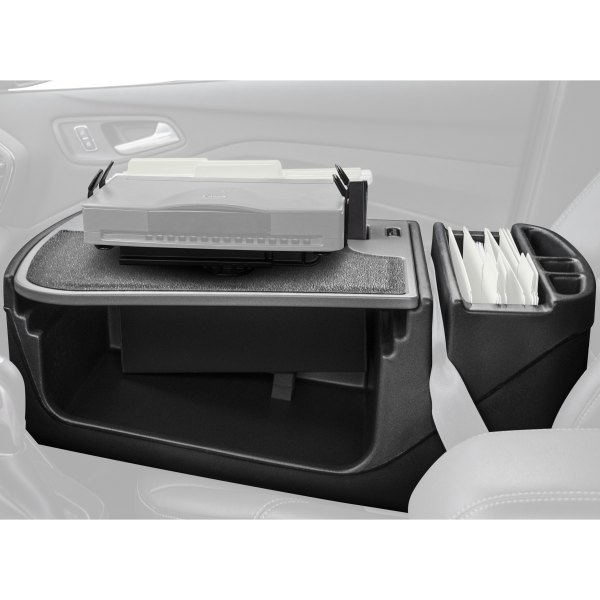 AutoExec® - Filemaster Efficiency Gray Desk with Printer Stand