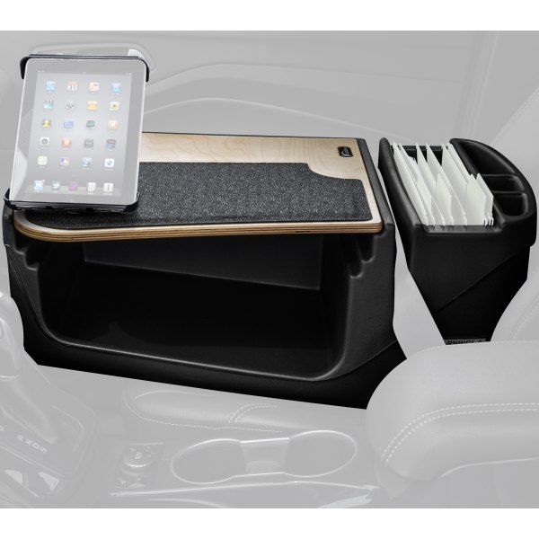 AutoExec® - GripMaster Efficiency Birch Desk with iPad/Tablet Mount