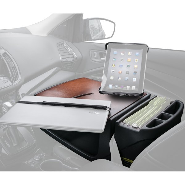 AutoExec® - RoadMaster Mahogany Car Desk with iPad/Tablet Mount
