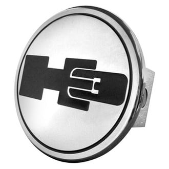 Autogold® - Chrome Hitch Cover with H3 Logo for 2" Receivers