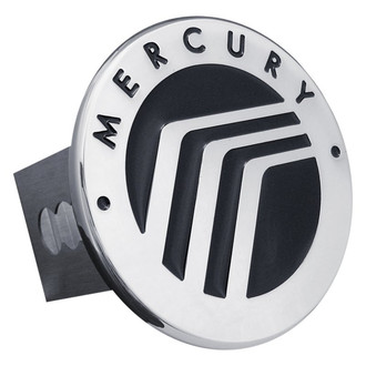 Autogold® - Chrome Hitch Cover with Mercury Logo for 2" Receivers