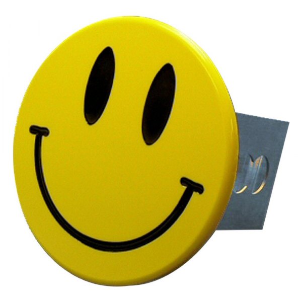 Autogold® - Yellow Hitch Cover with Smiley Face Logo