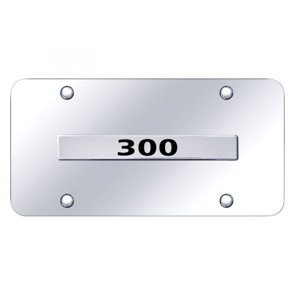 Autogold® - License Plate with 3D 300 Logo