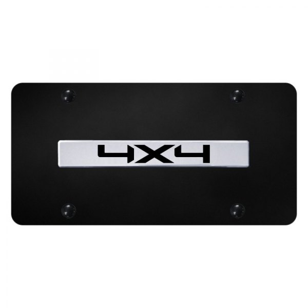 Autogold® - License Plate with 3D 4X4 Logo