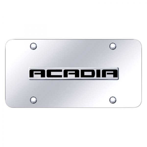 Autogold® - License Plate with 3D Acadia Logo