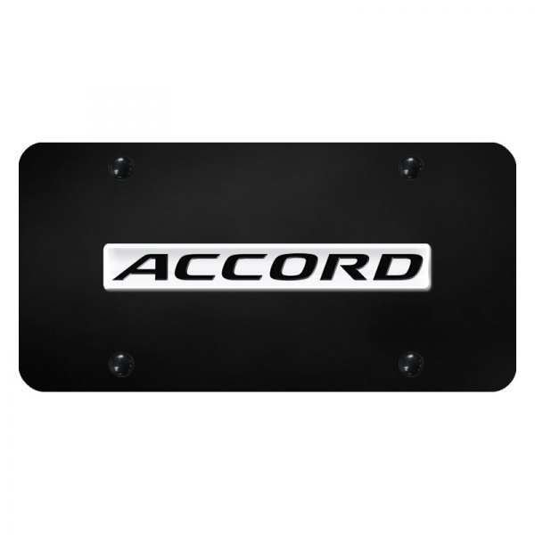 Autogold® - License Plate with 3D Accord Logo