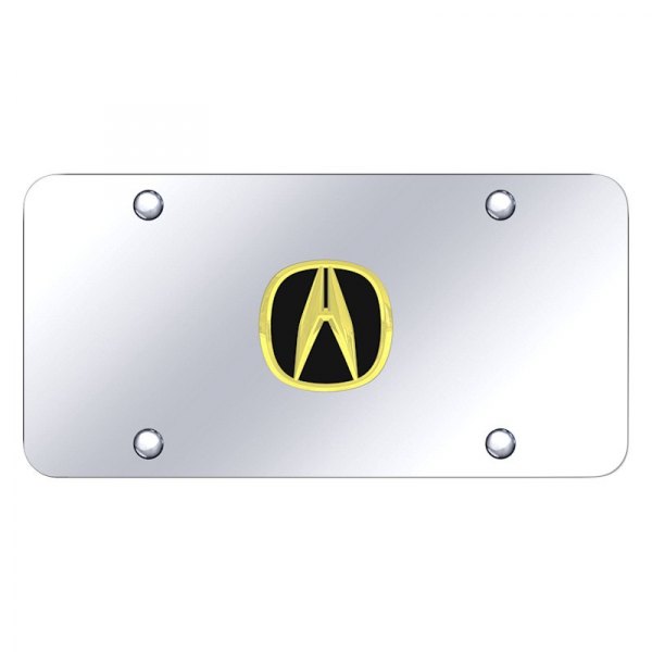 Autogold® - License Plate with 3D Acura Emblem