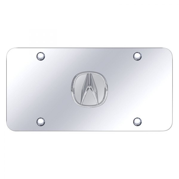 Autogold® - License Plate with 3D Acura Emblem