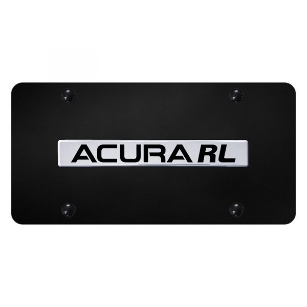 Autogold® - License Plate with 3D Acura RL Logo