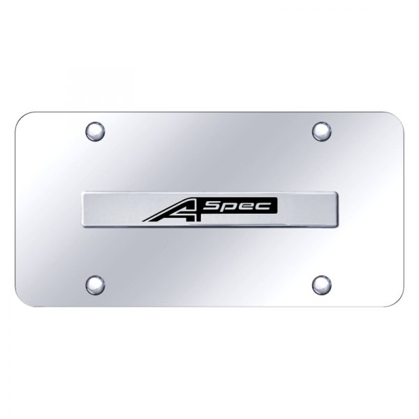 Autogold® - License Plate with 3D A-Spec Logo