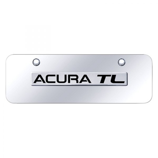 Autogold® - Mini Size License Plate with 3D Acura TL Logo