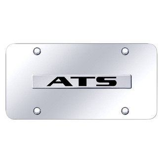 Autogold® - Chrome License Plate with 3D Chrome ATS Logo