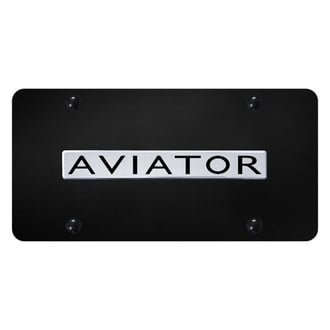 Autogold® - License Plate with 3D Aviator Logo