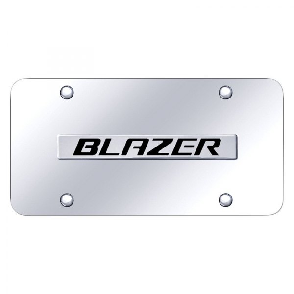 Autogold® - License Plate with 3D Blazer Logo