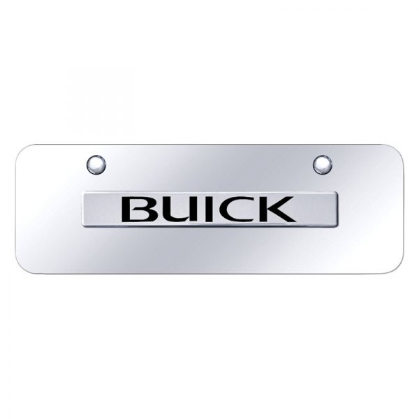 Autogold® - Mini Size License Plate with 3D Buick Logo