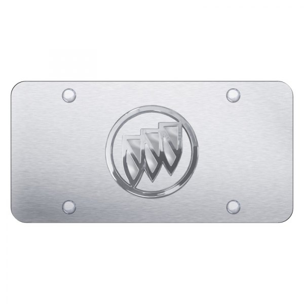 Autogold® - License Plate with 3D Buick Emblem