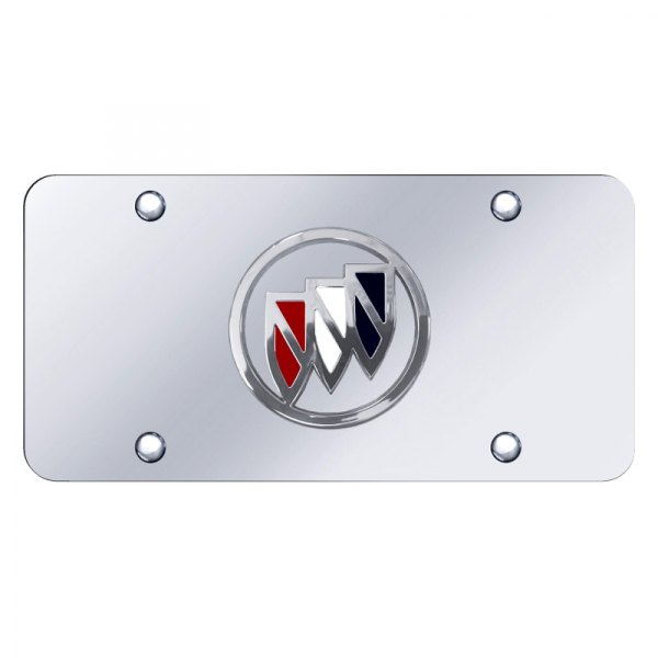 Autogold® - License Plate with 3D Buick Emblem