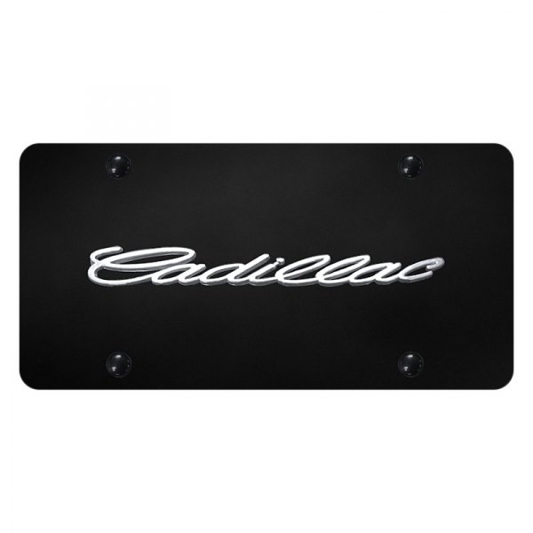 Autogold® - License Plate with 3D Cadillac Logo