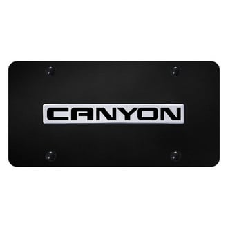 Autogold® - License Plate with 3D Chrome Canyon Logo