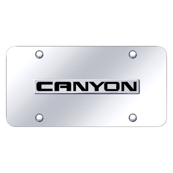 Autogold® - License Plate with 3D Canyon Logo