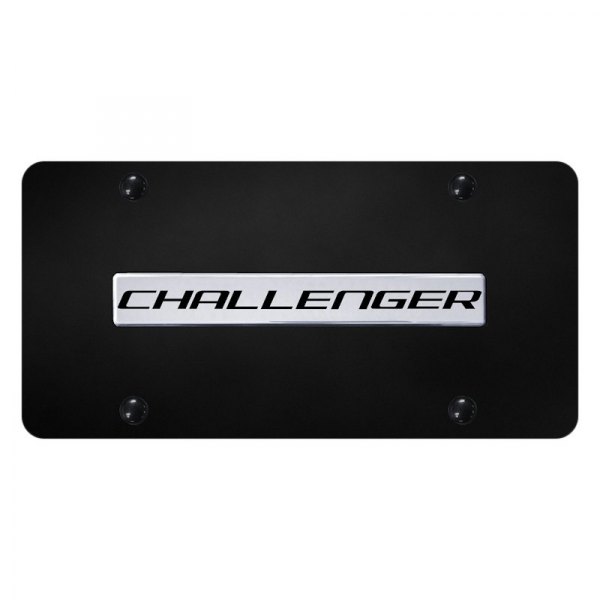 Autogold® - License Plate with 3D Challenger Logo