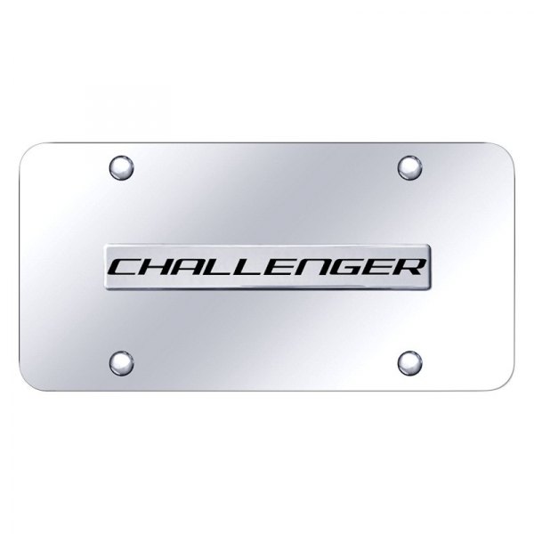 Autogold® - License Plate with 3D Challenger Logo