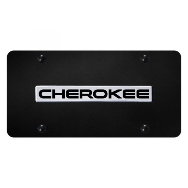 Autogold® - License Plate with 3D Cherokee Logo