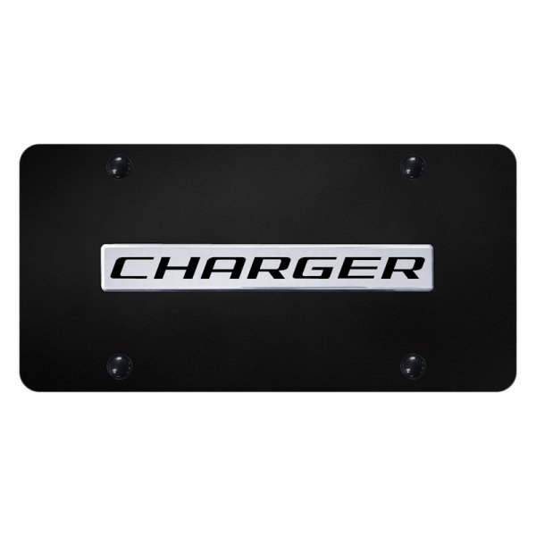 Autogold® - License Plate with 3D Charger Logo