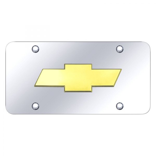 Autogold® - License Plate with 3D Chevrolet New Emblem