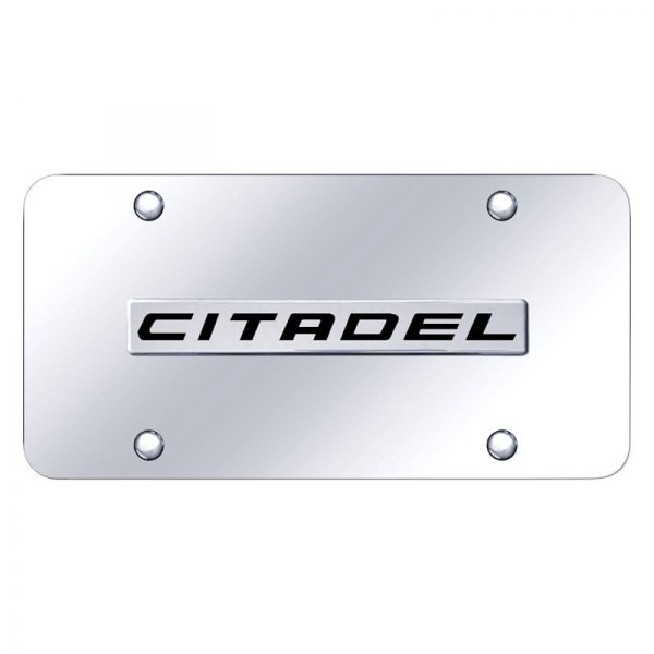 Autogold® - License Plate with 3D Citadel Logo