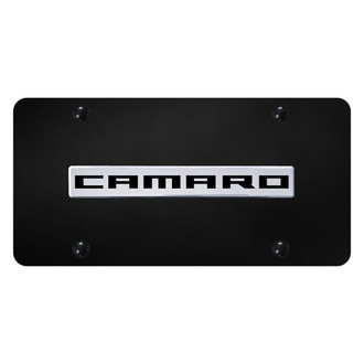 Autogold® - License Plate with 3D Camaro Logo