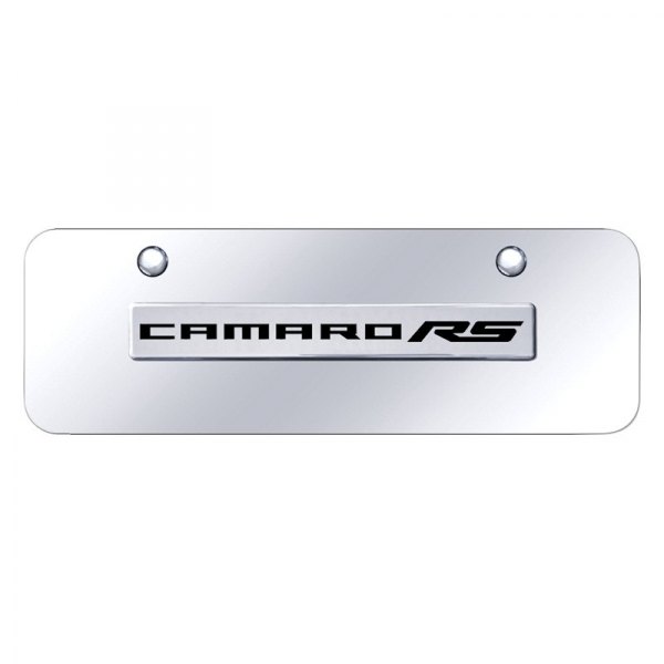 Autogold® - Mini Size License Plate with 3D Camaro RS Logo